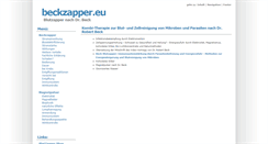 Desktop Screenshot of beckzapper.eu