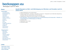 Tablet Screenshot of beckzapper.eu